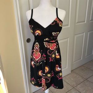 INC Dress, Black multi print, Sz S
